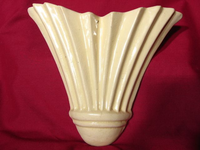 Art Deco Fulham Pottery DeWitt Wall Pocket Art Deco Fulham Pottery DeWitt Wall Pocket