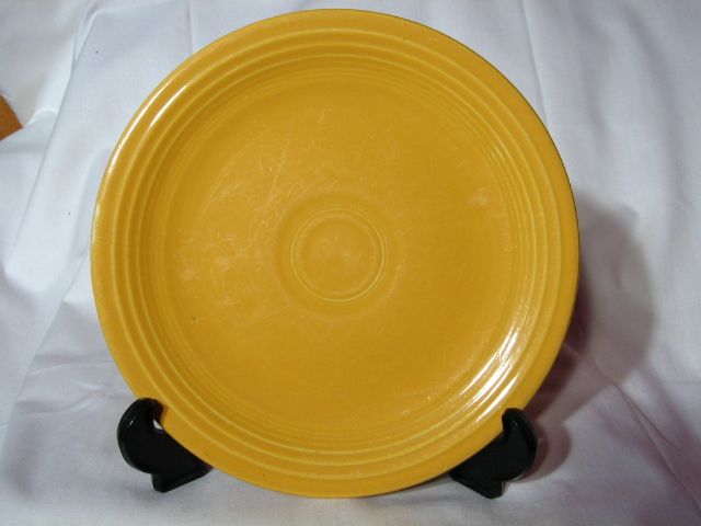 Vintage Fiesta Original Yellow Salad Plates Vintage Fiesta Original Yellow Salad Plates