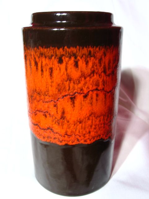 West German Scheurich Fat Lava Vase~203 18 From Prairiewindantiques On Ruby Lane 