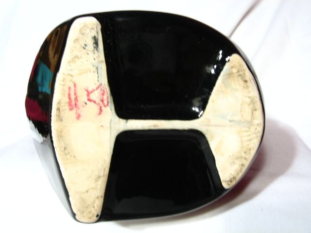 Unusual Brush McCoy Trojan Horse Vase Unusual Brush McCoy Trojan Horse Vase