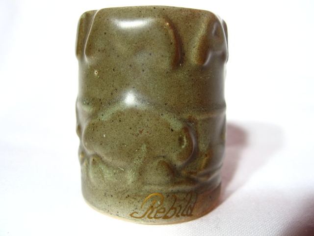 Miniature Danish Art Pottery Souvenir Stein ~ Rebild Danmark Miniature Danish Art Pottery Souvenir Stein ~ Rebild Danmark
