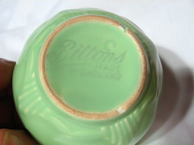 Biltons Art Deco Jade Green Individual Milk Jug & Sugar Bowl Biltons Art Deco Jade Green Individual Milk Jug & Sugar Bowl