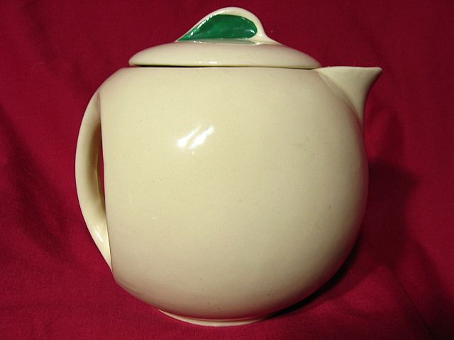 Vintage American Bisque Pippin Teapot Vintage American Bisque Pippin Teapot