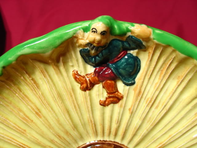 Vintage Burgess and Leigh Burleigh Ware Pixie Imp Plate Vintage Burgess and Leigh Burleigh Ware Pixie Imp Plate