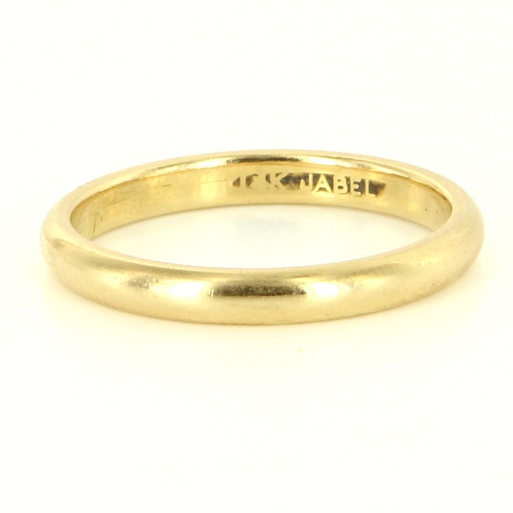 gold Ring Yellow Estate Fine 14 wedding  Jabel Gold Vintage band from  Karat Band Wedding  jabel