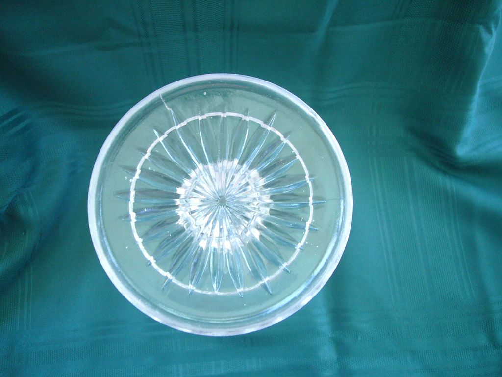 Antique 19th Century Clear Glass Celery Vase Antique 19th Century Clear Glass Celery Vase