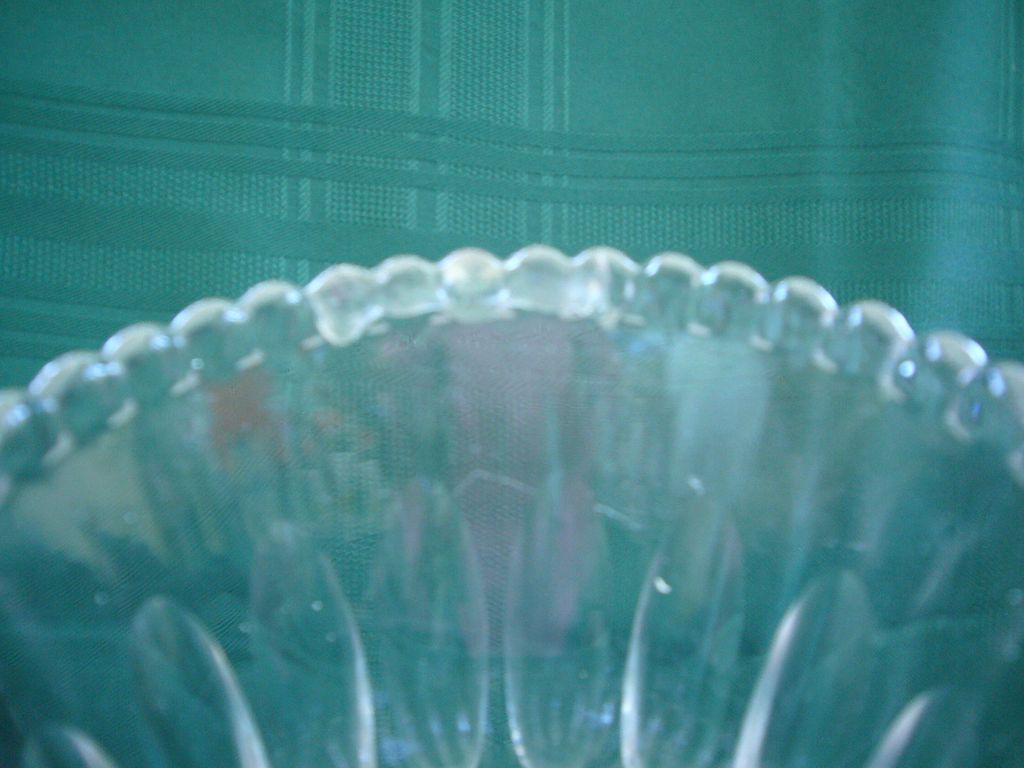 Antique 19th Century Clear Glass Celery Vase Antique 19th Century Clear Glass Celery Vase