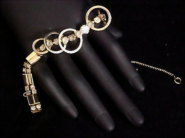 CELESTIAL FIRE - SIGNED ~ Sarah Coventry's Diamante Bracelet CELESTIAL FIRE - SIGNED ~ Sarah Coventry's Diamante Bracelet