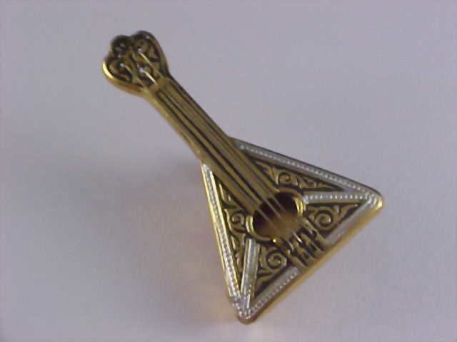 Unique Damascene MANDOLIN (Spain) Dimensional Brooch Unique Damascene MANDOLIN (Spain) Dimensional Brooch