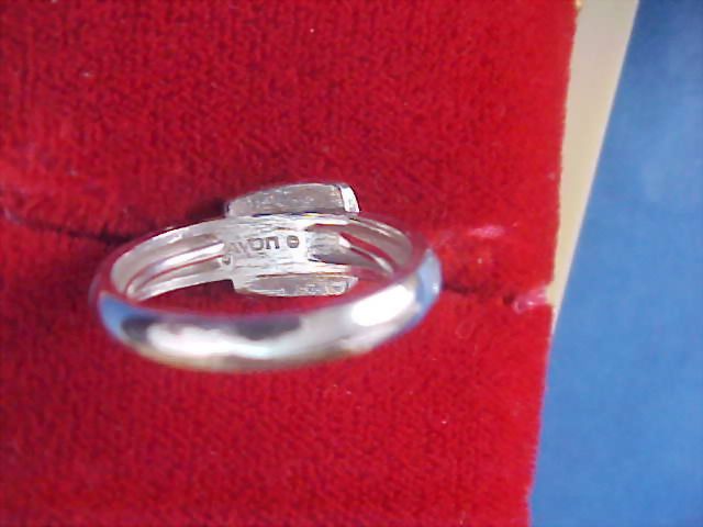 Avon's Classic Silver Rhodium Plate BUCKLE RING Avon's Classic Silver Rhodium Plate BUCKLE RING
