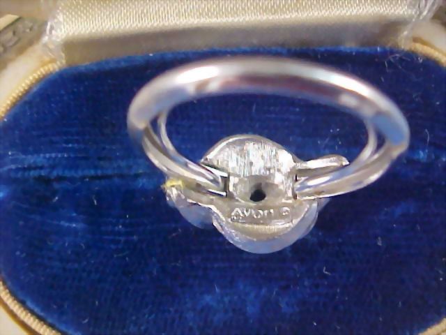 AVON - Folded Ribbons Silver Tone Ring - size 7 - Adjustable AVON - Folded Ribbons Silver Tone Ring - size 7 - Adjustable