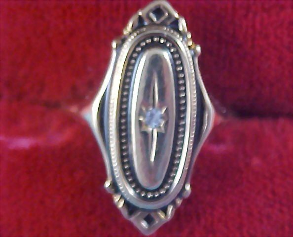 AVON ~ Kensington Victorian Revival Gilt-Diamante & Black Enamel Ring - Circa 1976 AVON ~ Kensington Victorian Revival Gilt-Diamante & Black Enamel Ring - Circa 1976