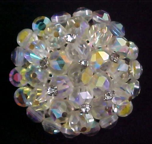 Hand Wired Heavy Crystal & Diamante Demi Parure Hand Wired Heavy Crystal & Diamante Demi Parure