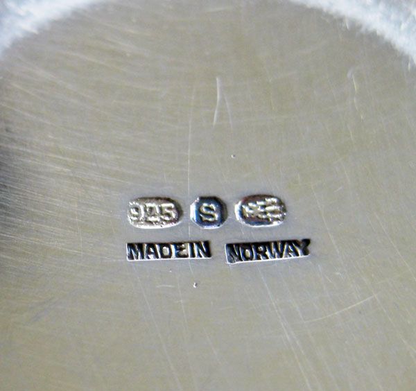 Antique David-Andersen Sterling Enamel Norway Guilloche Pin Tray Guilloche Salt Dish Antique David-Andersen Sterling Enamel Norway Guilloche Pin Tray Guilloche Salt Dish