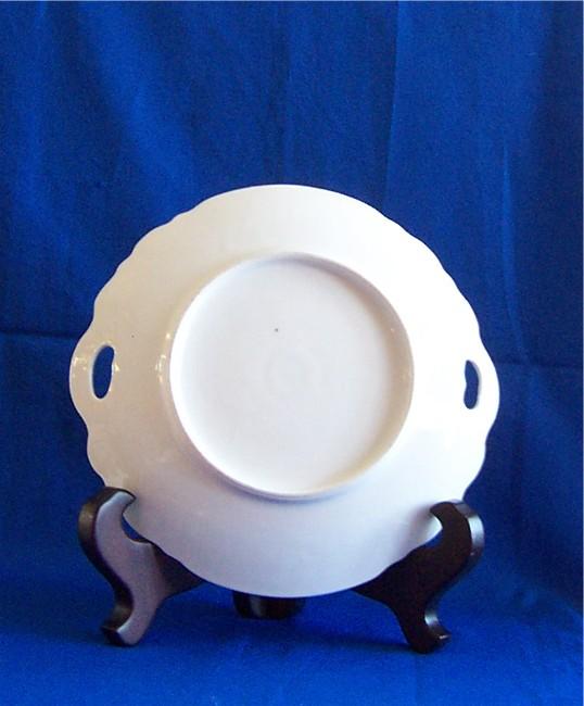 Double-handled Floral Victorian Cake Plate Double-handled Floral Victorian Cake Plate