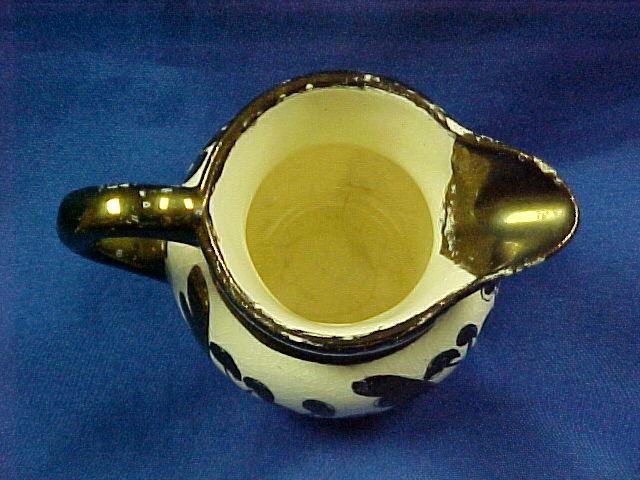Small Copper Luster Pitcher with Decoration Small Copper Luster Pitcher with Decoration