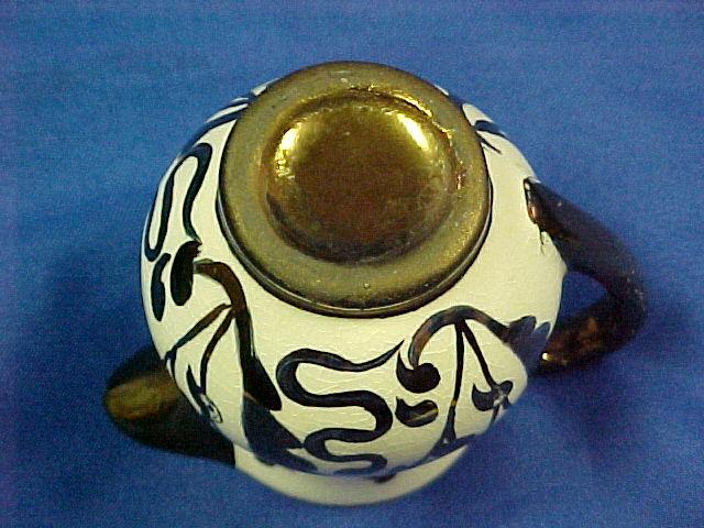 Small Copper Luster Pitcher with Decoration Small Copper Luster Pitcher with Decoration
