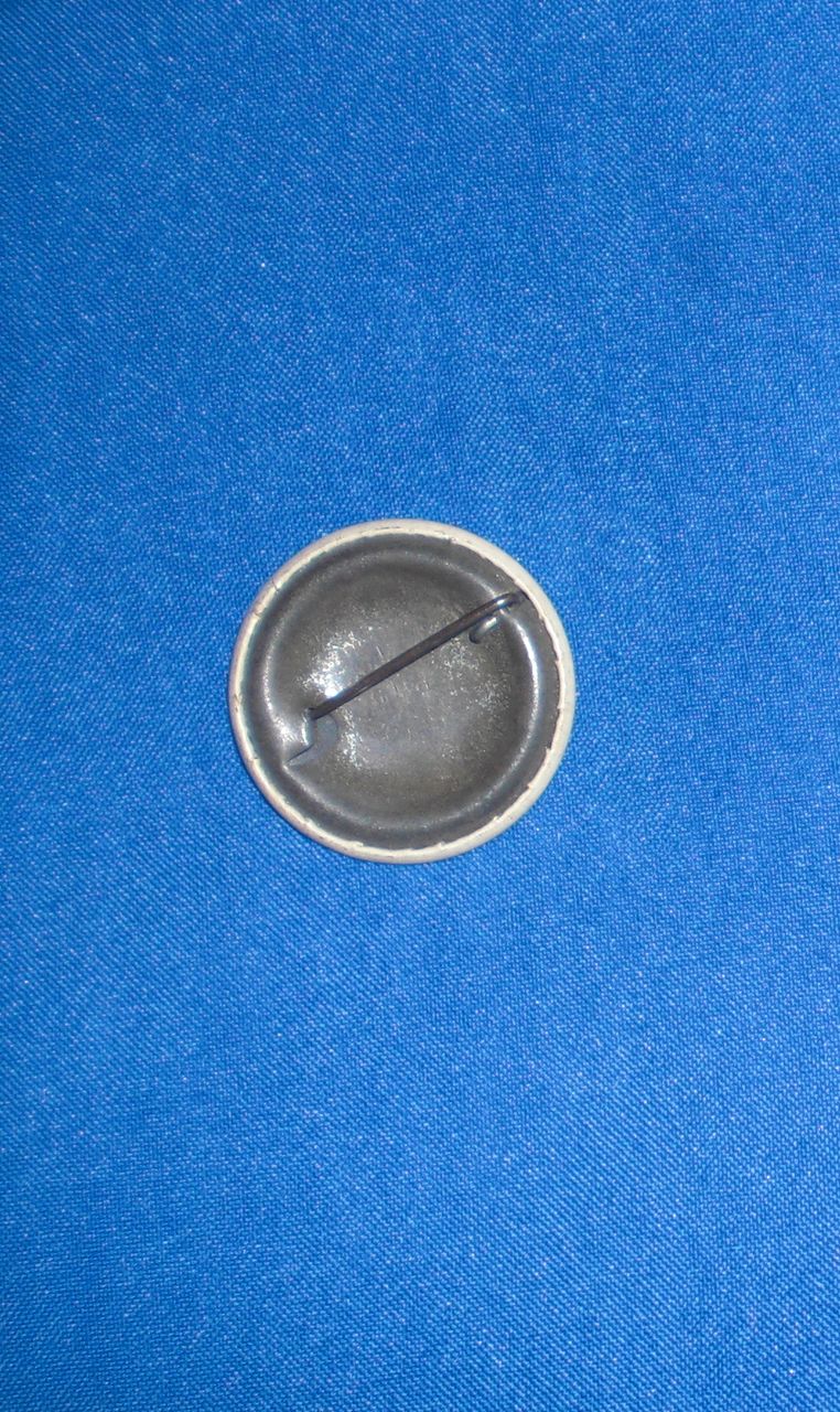 F B C Hollowed Out Shield with Medieval Weapons Vintage Pinback Button F B C Hollowed Out Shield with Medieval Weapons Vintage Pinback Button