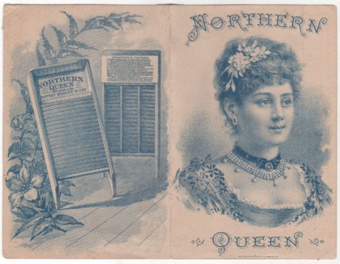 Northern Queen Washboard Fastest Worker in Use Victorian Trade Brochure Northern Queen Washboard Fastest Worker in Use Victorian Trade Brochure