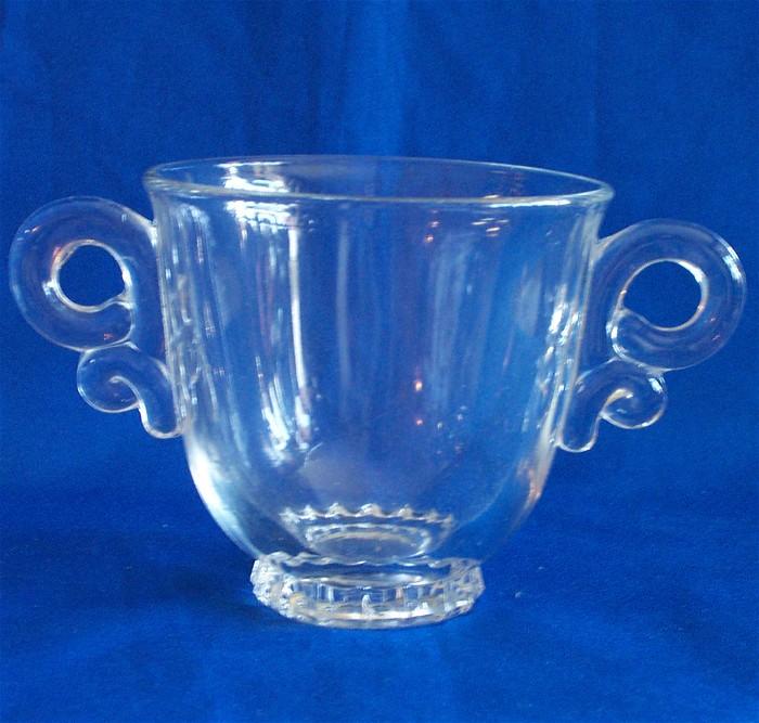 Heisey Lariat Double-handled Sugar Bowl Heisey Lariat Double-handled Sugar Bowl