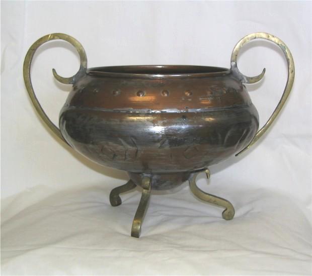 Arts and Crafts Copper and Brass Planter Arts and Crafts Copper and Brass Planter
