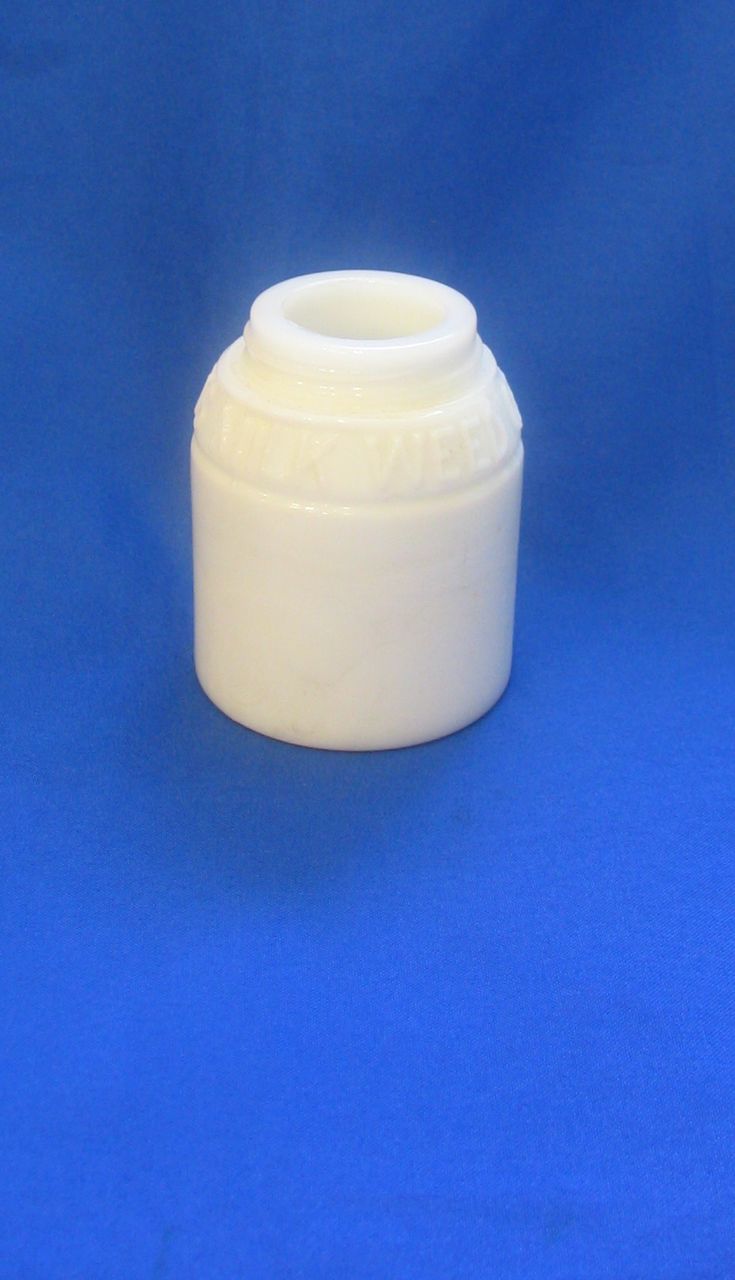 Ingram's Milk Weed Cream Milk Glass Bottle No Lid Ingram's Milk Weed Cream Milk Glass Bottle No Lid