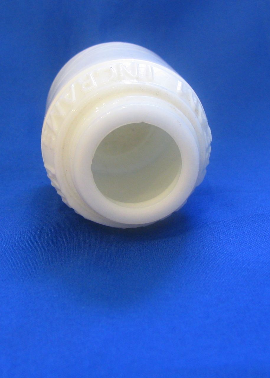Ingram's Milk Weed Cream Milk Glass Bottle No Lid Ingram's Milk Weed Cream Milk Glass Bottle No Lid