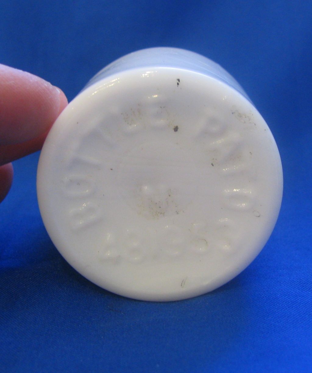 Ingram's Milk Weed Cream Milk Glass Bottle No Lid Ingram's Milk Weed Cream Milk Glass Bottle No Lid
