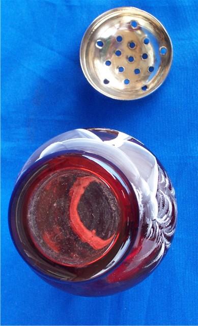 Mary Gregory Red Sugar Shaker Mary Gregory Red Sugar Shaker