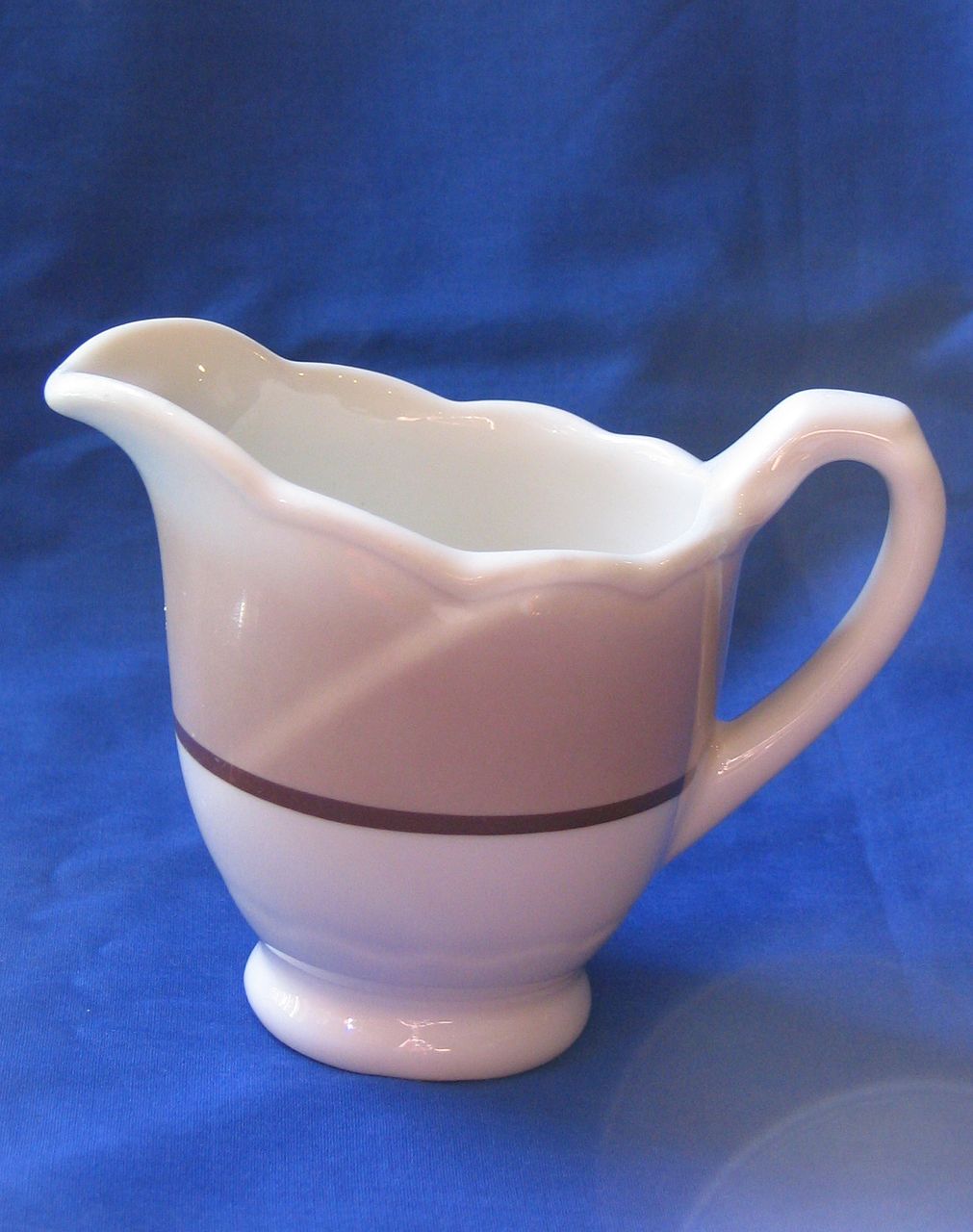 Syracuse China Brown and White Creamer Syracuse China Brown and White Creamer