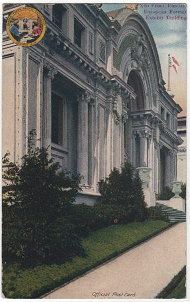 European Building Alaska Yukon Pacific Exposition Seattle WA 1909 European Building Alaska Yukon Pacific Exposition Seattle WA 1909