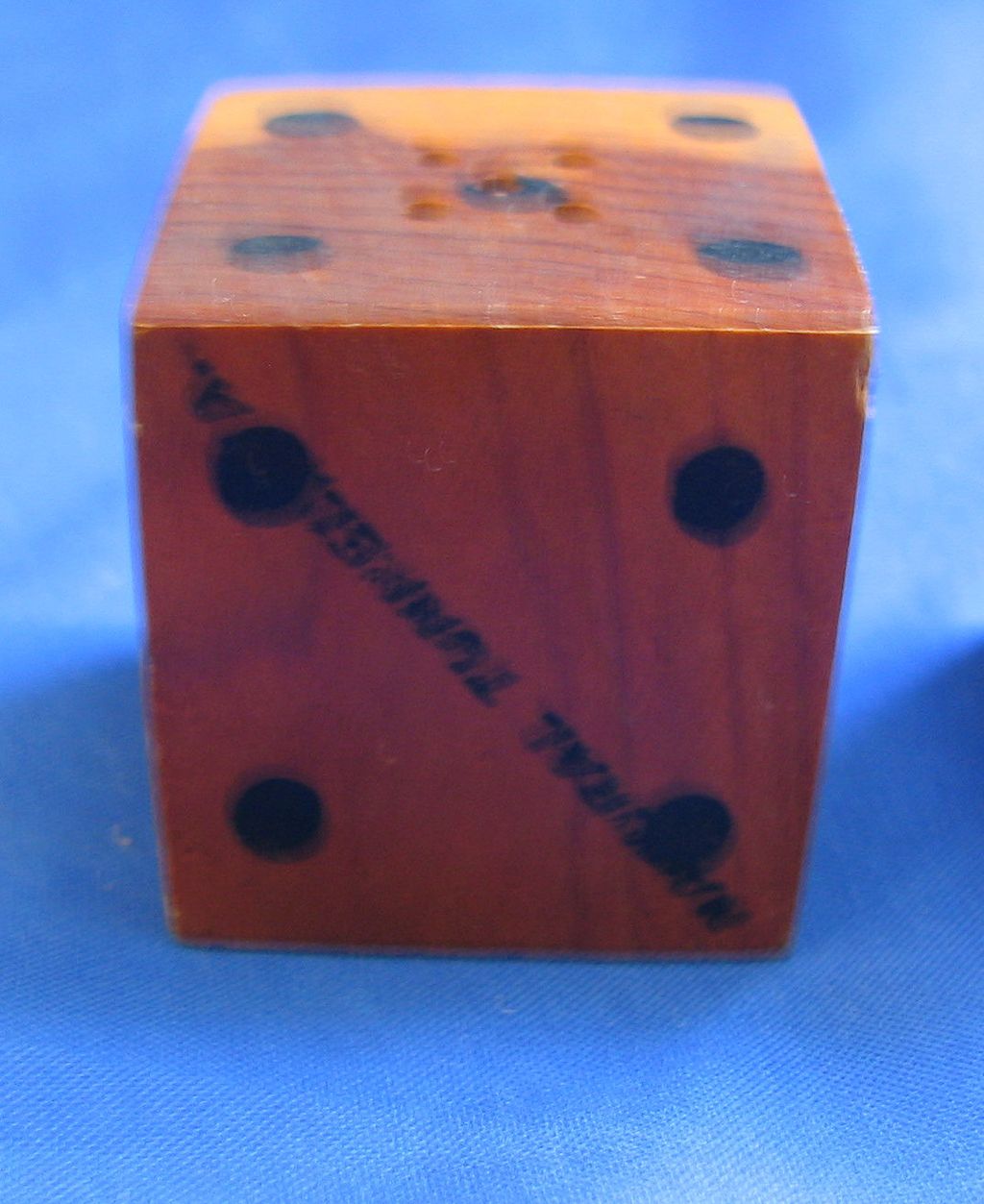 Wooden Dice Salt and Pepper Shakers Natural Tunnel VA Wooden Dice Salt and Pepper Shakers Natural Tunnel VA
