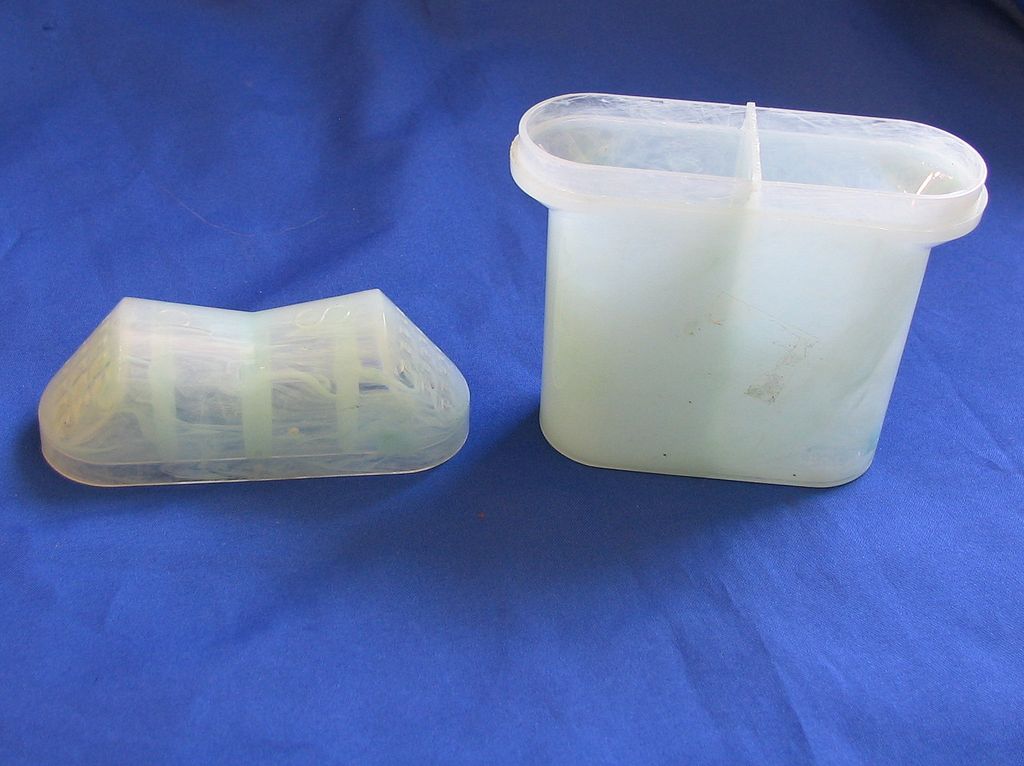 1950s Plastic Farrar Funeral Homes Salt Pepper Shakers 1950s Plastic Farrar Funeral Homes Salt Pepper Shakers