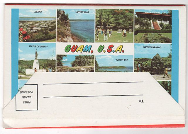 Guam U. S. A. Where America's Day Begins Souvenir Folder Guam U. S. A. Where America's Day Begins Souvenir Folder