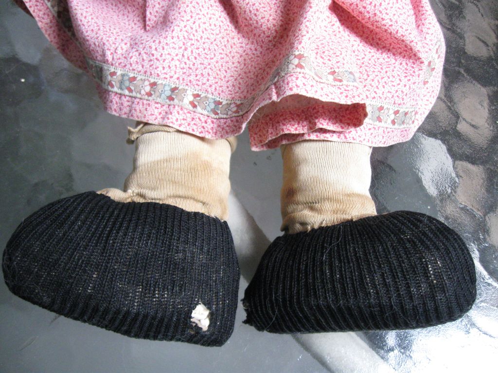 Miss Malto-Rice Printed 21" Antique Cloth Doll~Calico Dress Miss Malto-Rice Printed 21" Antique Cloth Doll~Calico Dress