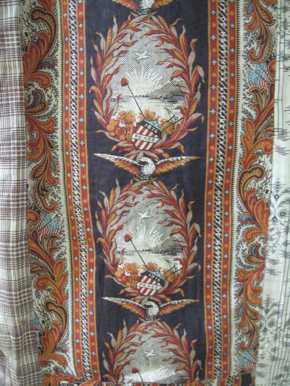 Antique Victorian Pieced Quilt/Comforter~Centennial Prints Antique Victorian Pieced Quilt/Comforter~Centennial Prints