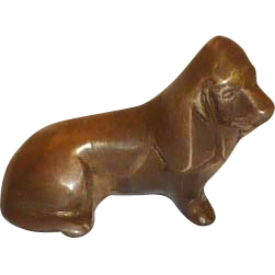Dachshund Weiner Brass Dog Knick Knack Figurine Dachshund Weiner Brass Dog Knick Knack Figurine