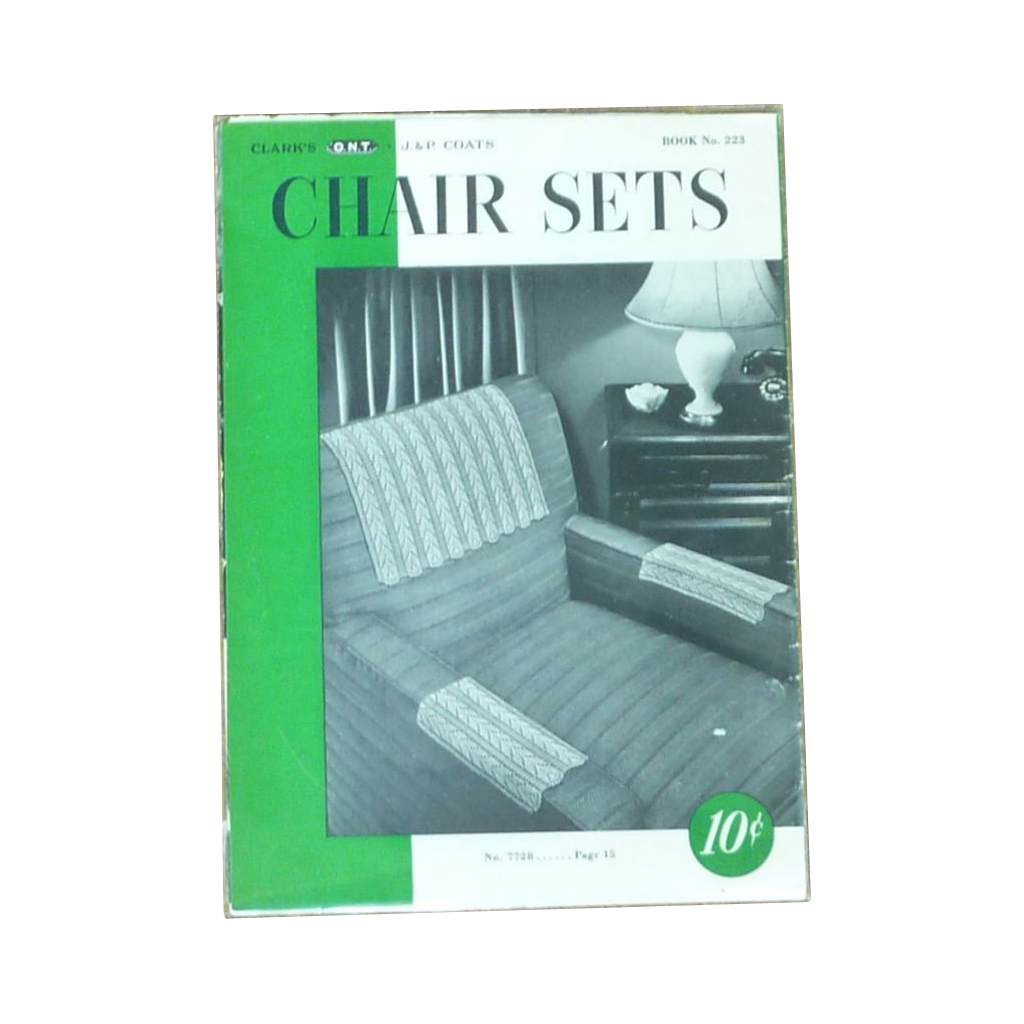 Chair Sets Clark Needlecraft Booklet Chair Sets Clark Needlecraft Booklet