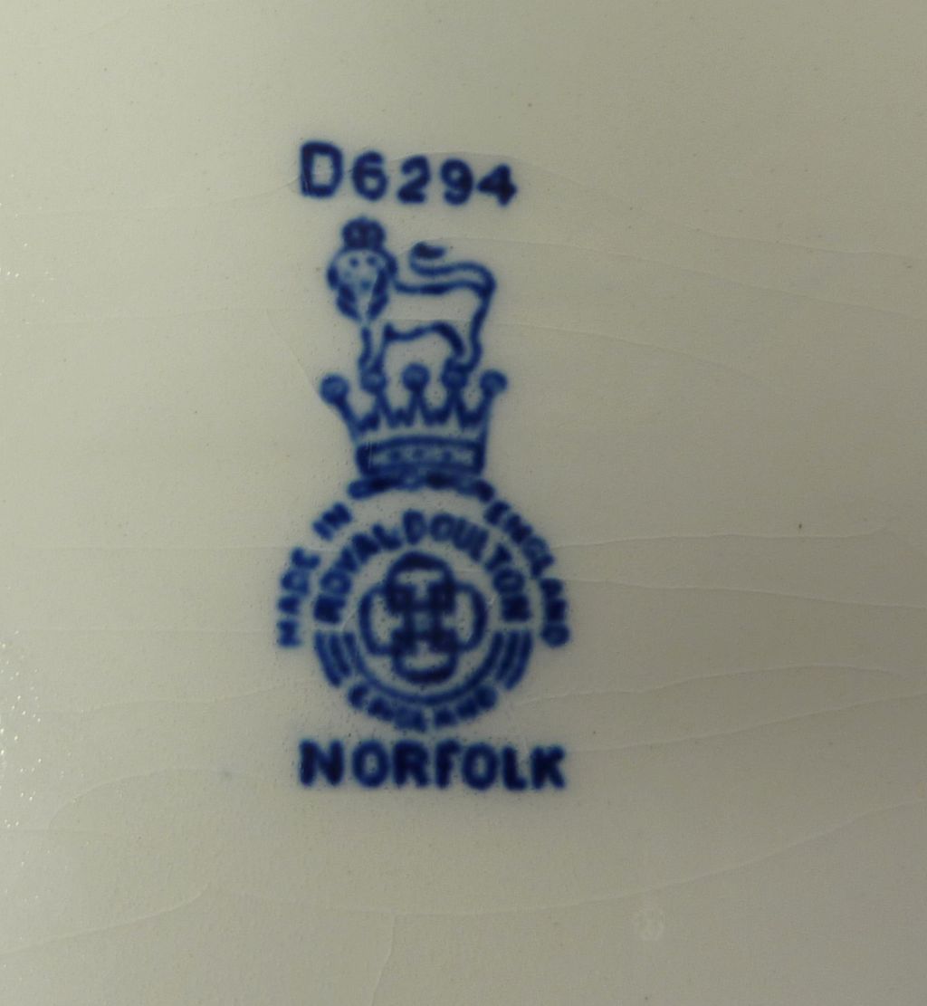 Norfolk Blue Pattern Oval Serving Platter Royal Doulton Norfolk Blue Pattern Oval Serving Platter Royal Doulton