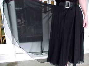 Original Louisa Nevins Halter Top Chiffon Black Dress Original Louisa Nevins Halter Top Chiffon Black Dress