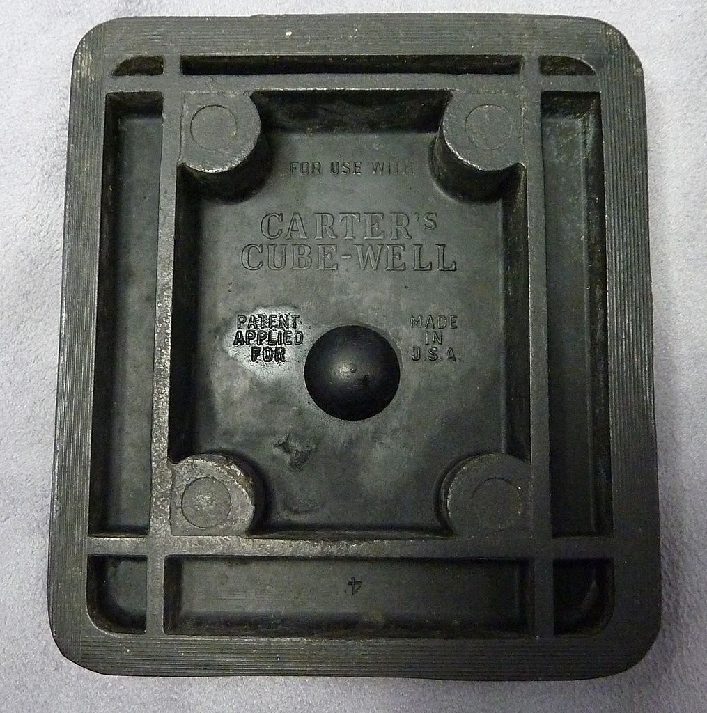 1941 Carter Cube Ink Well Complete 1941 Carter Cube Ink Well Complete