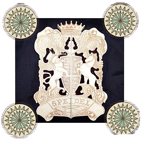 Vintage jewelry watch celluloid Royal Crest presentation display box Vintage jewelry watch celluloid Royal Crest presentation display box