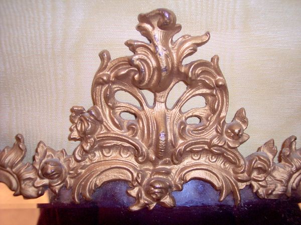 Antique Victorian luxury easel back ornate beveled table mirror Antique Victorian luxury easel back ornate beveled table mirror
