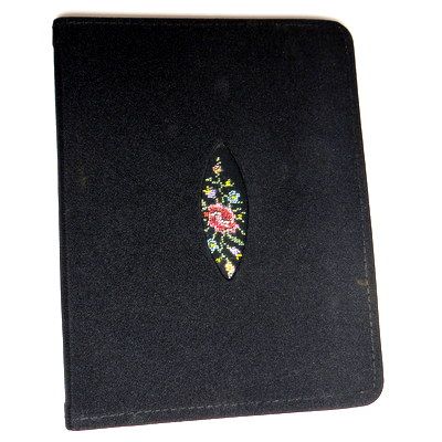 Vintage luxury ladies petit point desk address gift book never used Vintage luxury ladies petit point desk address gift book never used