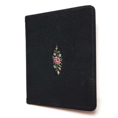 Vintage luxury ladies petit point desk address gift book never used Vintage luxury ladies petit point desk address gift book never used