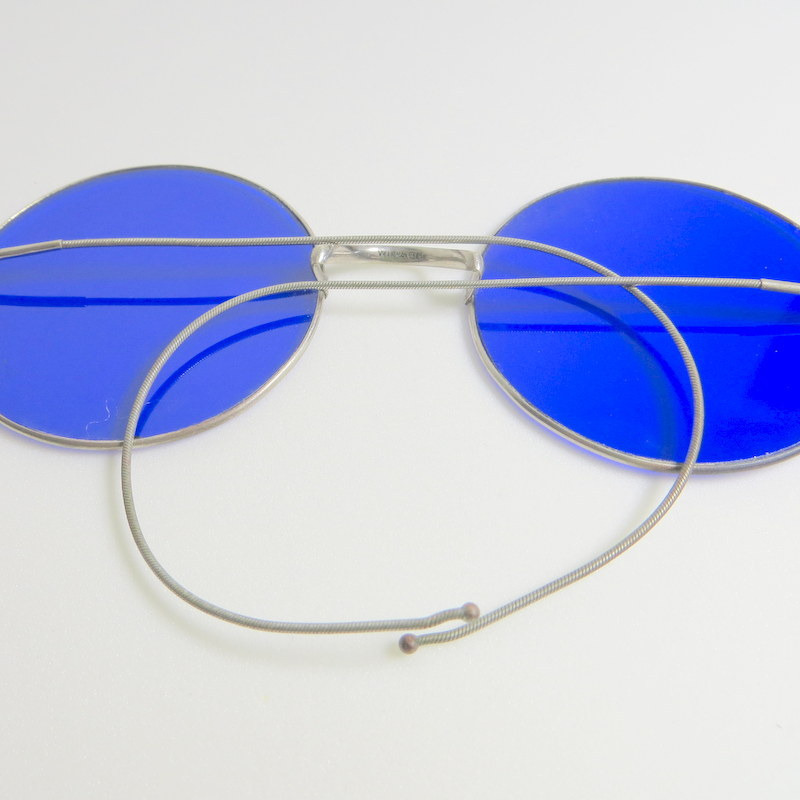 Vintage John Lennon Beatles era cobalt blue Wilson sunglasses Vintage John Lennon Beatles era cobalt blue Wilson sunglasses