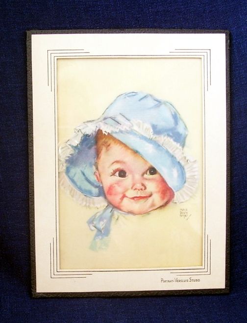 Charming Illustrated Framed Print Baby by Maud Tousey Fangel Charming Illustrated Framed Print Baby by Maud Tousey Fangel