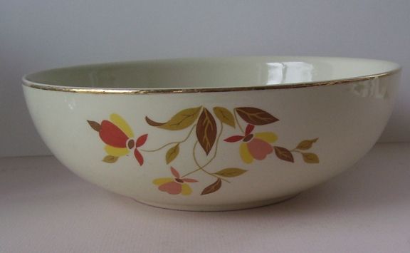 Hall's Autumn Leaf Jewel Tea Open Casserole Dish Hall's Autumn Leaf Jewel Tea Open Casserole Dish