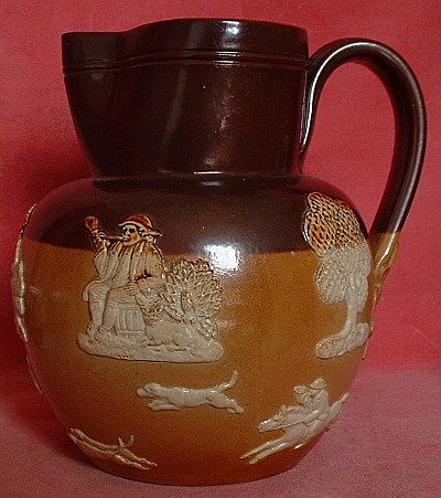 Vintage Royal Doulton Salt Glaze Harvest Jug c.1930 Vintage Royal Doulton Salt Glaze Harvest Jug c.1930