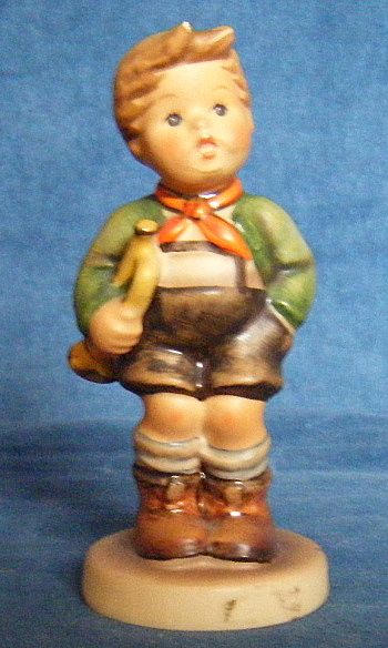Vintage Goebel Hummel 1960s Trumpet Boy Figure Vintage Goebel Hummel 1960s Trumpet Boy Figure